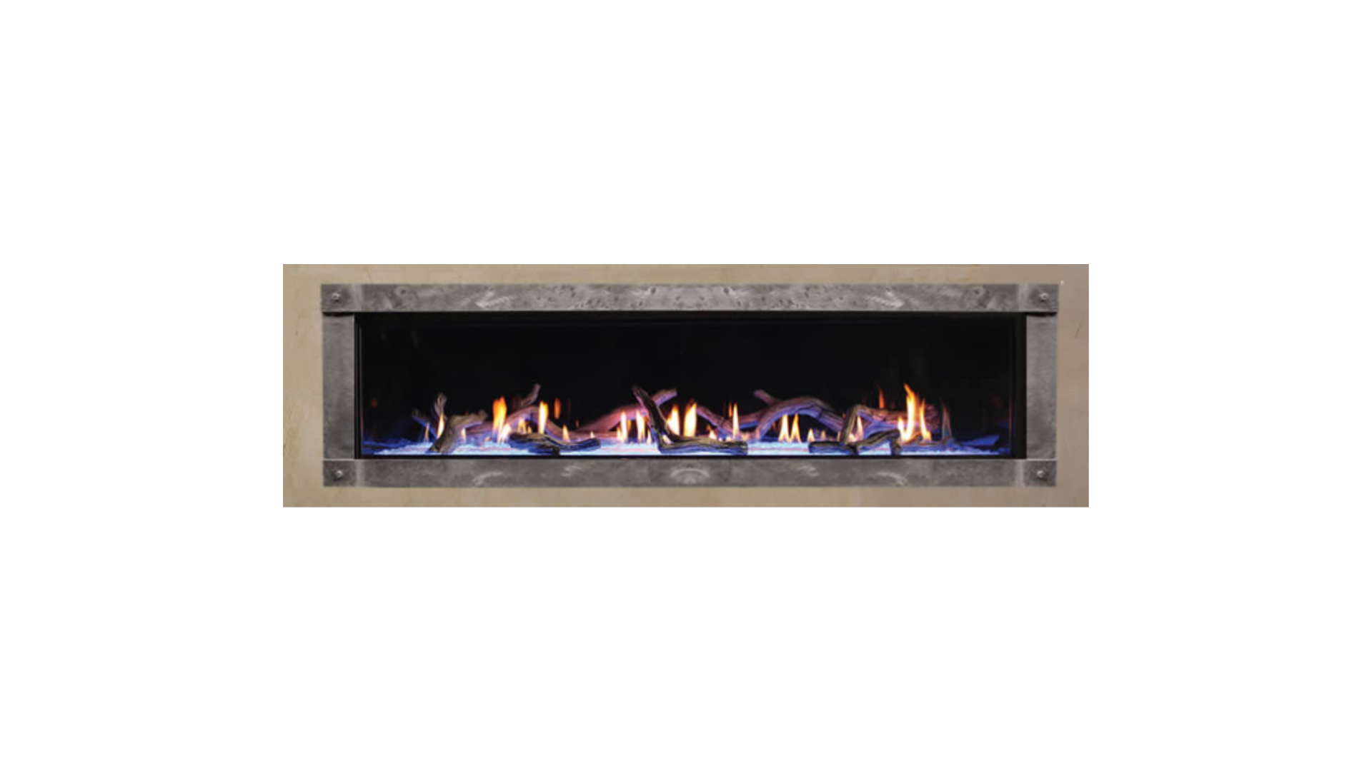 Empire Comfort Systems 72" Contemporary Boulevard Direct-Vent Linear Gas Fireplace DVLL72BP90 HBHEMGAS0040M