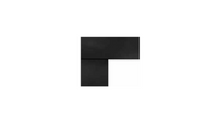 Superior Fireplaces Black Matte Decorative Front Trim for 55" Fireplace HBHSUACC0054M