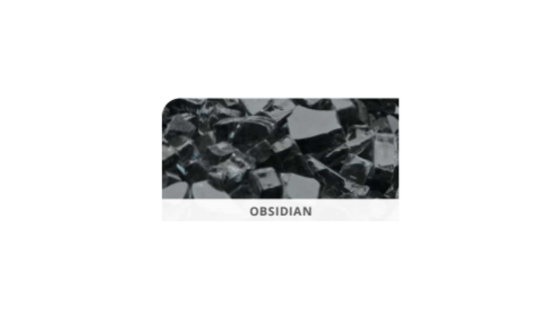 Montigo Obsidian Fireglass Decorative Media