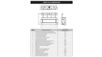 Empire Comfort Systems 72" Contemporary Boulevard Direct-Vent Linear Gas Fireplace DVLL72BP90 HBHEMGAS0040M