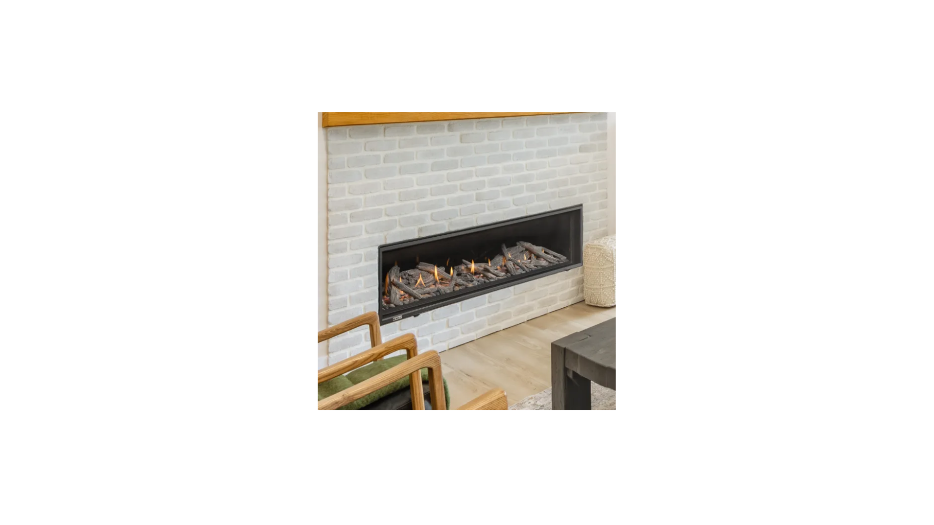 Montigo Delray 72 inch Linear Direct Vent Gas Fireplace DRL7213NI-2 (Full Load)