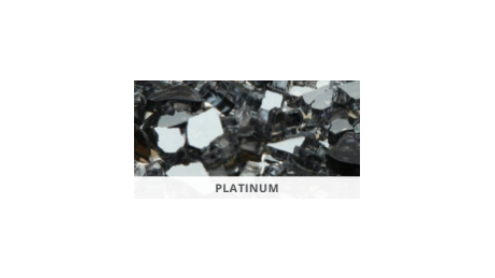 Montigo Platinum Fireglass Decorative Media