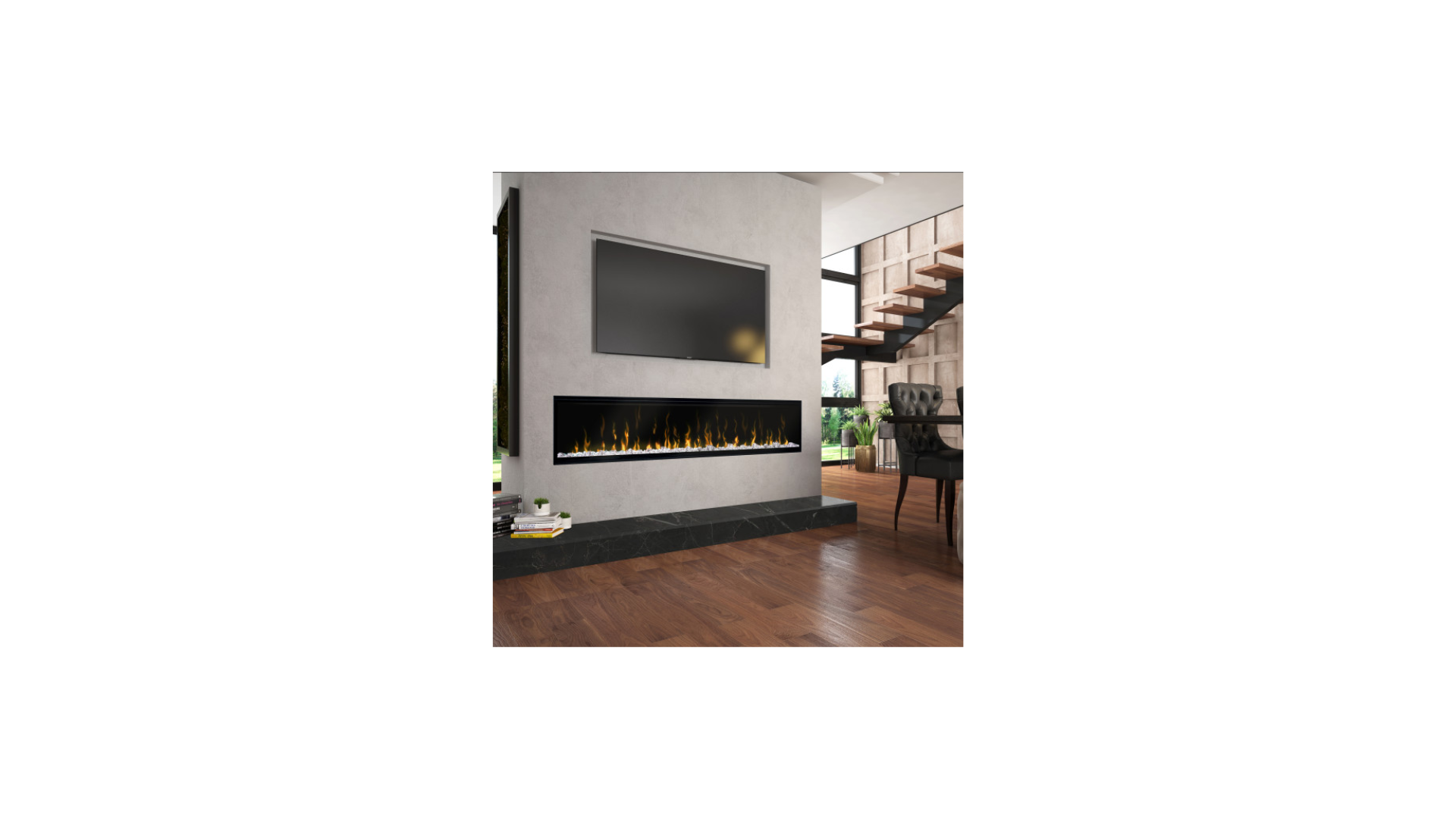 Dimplex Ignite XL 74" Linear Electric Fireplace XLF74 HBHDIELE0022M