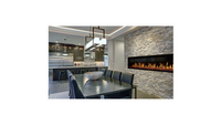 Modern Flames Orion Slim 100" Built-In Heliovision Electric Fireplace OR100-SLIM HBHMOELE0082M