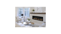 Modern Flames Orion Slim 60" Built-In Heliovision Electric Fireplace OR60-SLIM HBHMOELE0080M