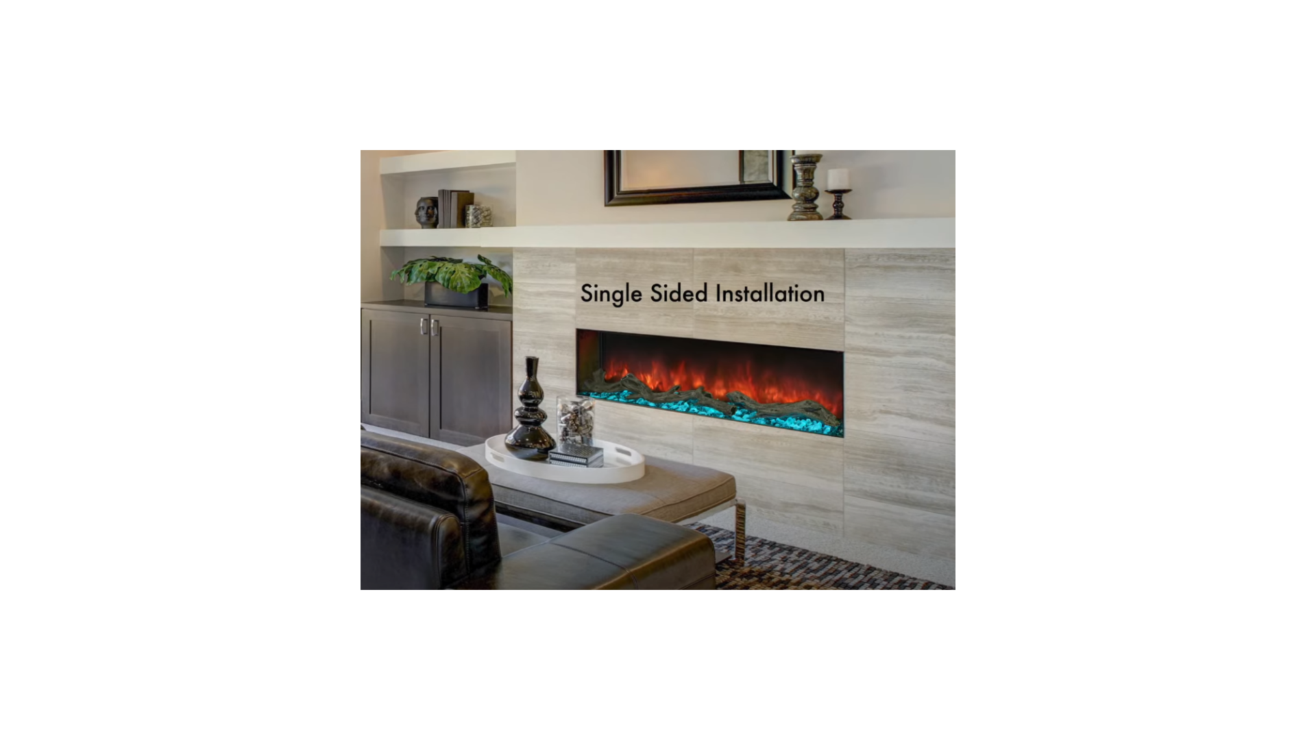 Modern Flames Landscape Pro 120" Multi-Sided Built-In Electric Fireplace LPM-12016 HBHMOELE0068M