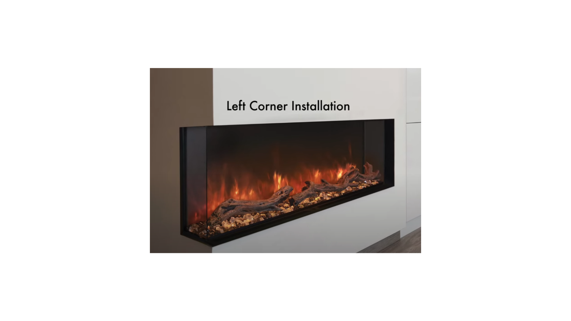 Modern Flames Landscape Pro 120" Multi-Sided Built-In Electric Fireplace LPM-12016 HBHMOELE0068M