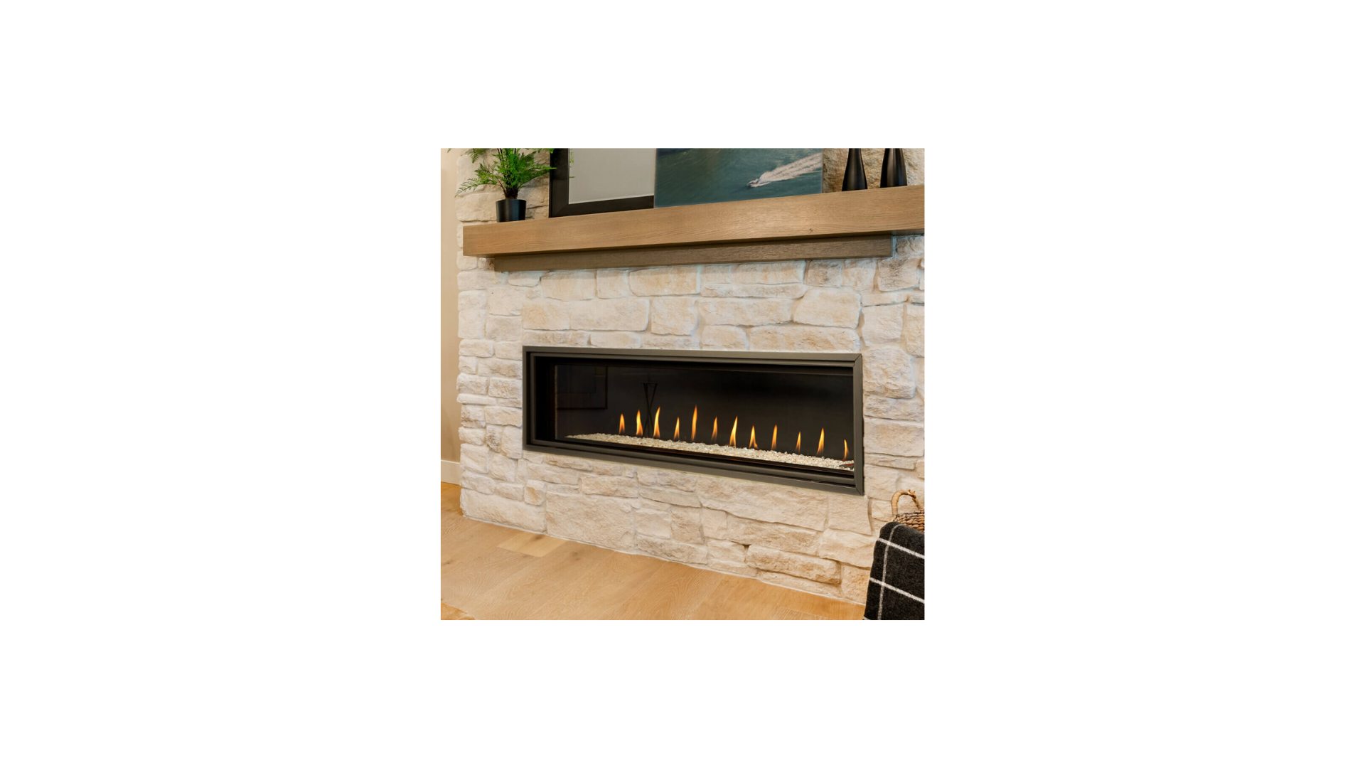 Montigo Delray 60 inch Linear Direct Vent Gas Fireplace DRL6013NI (Basic)