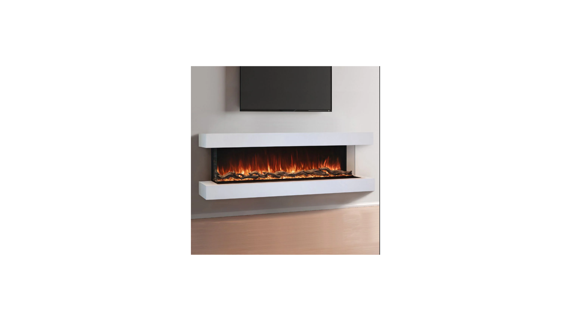 Modern Flames Landscape Pro 80" Multi-Sided Built in Electric Fireplace LPM-8016 HBHMOELE0069M