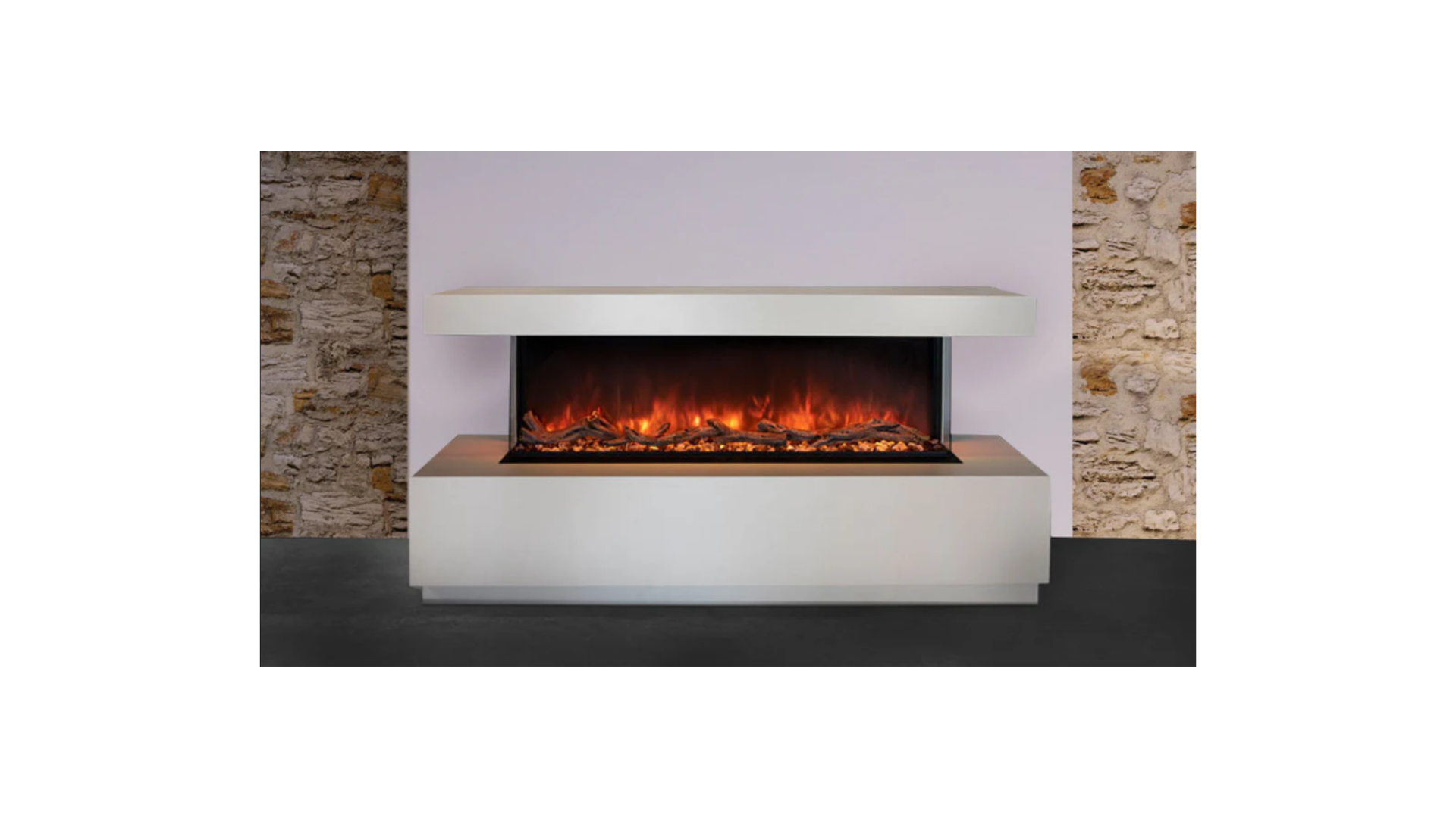 Modern Flames Landscape Pro 68" Multi-Sided Built-In Electric Fireplace LPM-6816 HBHMOELE0071M