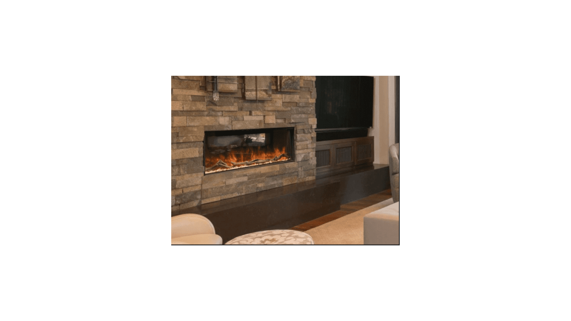 Modern Flames Orion 76" Multi-Sided Heliovison Electric Fireplace OR76-MULTI HBHMOELE0047M