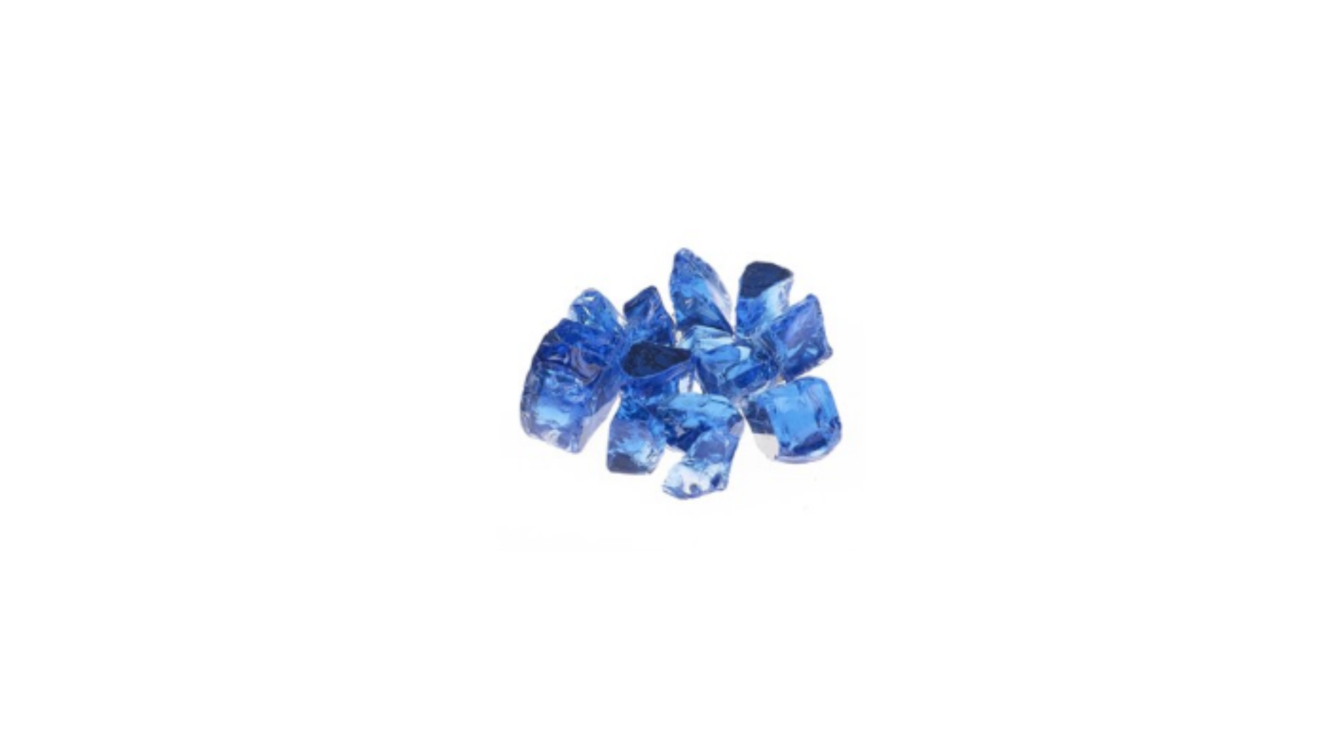 Grand Canyon Gas Logs 1/2" Poseidon Cobalt Reflective Fire Glass RFG-10-PB HBHMOACC0092M