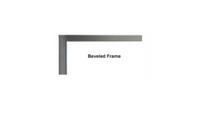 Empire Comfort Systems Beveled Frame 1.5 inch Brushed Nickel Front Trim for Direct-Vent Gas Fireplaces