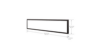 Dimplex Black Metal Trim for Ignite XL 100" Electric Fireplace XLFTRIM100 HBHDIACC0072M