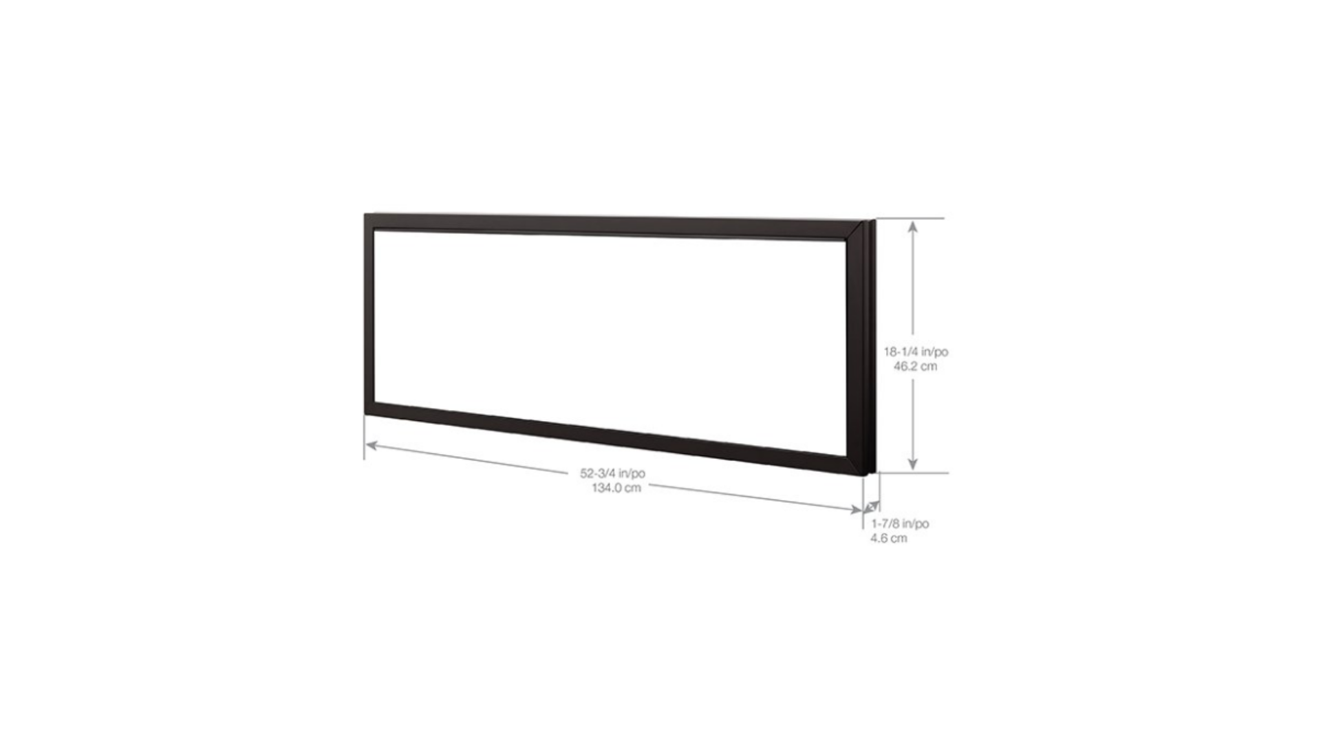 Dimplex Black Metal Trim for Ignite XL 50" Electric Fireplace XLFTRIM50 HBHDIACC0076M